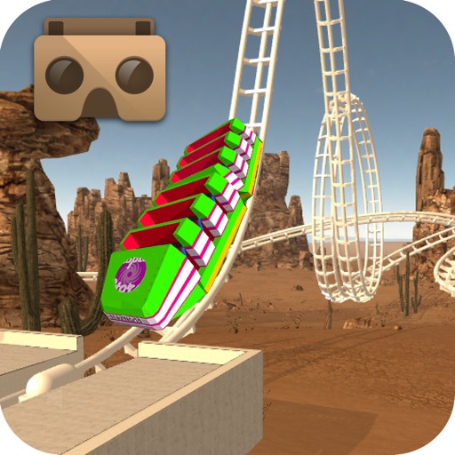 VR Space Roller Coaster World Classic Thrills Ride Icon