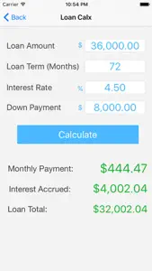 Easy Calx: Discounts, Tips, Loans & Paycheck screenshot #3 for iPhone