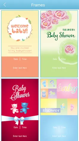 Game screenshot Baby Shower Invitation Cards Maker HD hack