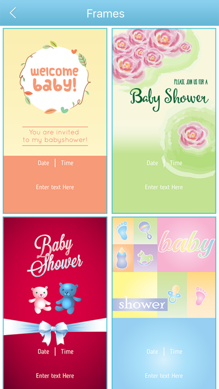 Baby Shower Invitation Cards Maker HD
