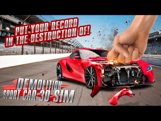 Demolition Sport Car 3D Sim iPad screenshot