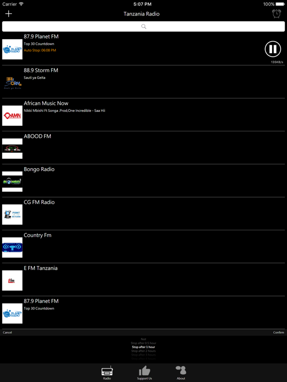 Tanzanian Radio iPad screenshot 3 - Entertainment app