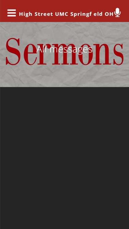 High Street UMC Springfield OH