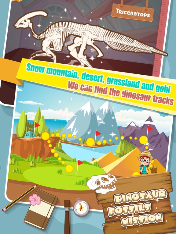 Screenshot #5 pour Dinosaur Fossils Mission - Dino Games