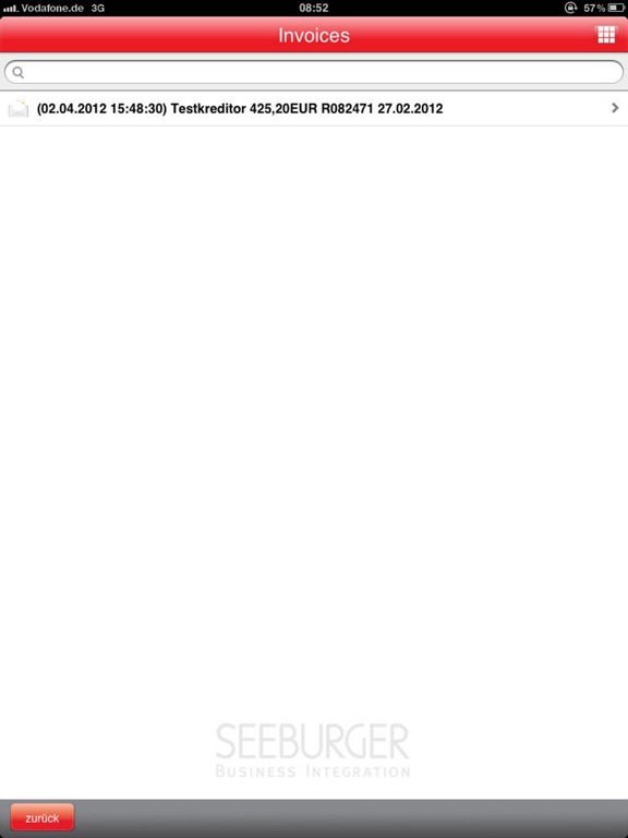 Screenshot #4 pour SEEBURGER Mobile