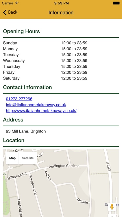Italian Home Takeaway