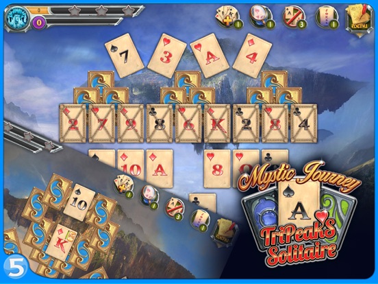 Screenshot #4 for Mystic Journey: Tri Peaks Solitaire
