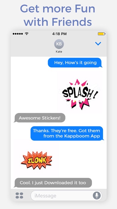 Cartoon Comic Stickersのおすすめ画像2