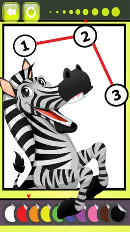 Game screenshot Animals Dot To Dot:finger paint for kids fun games apk
