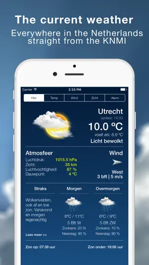 Het Weer in Nederland - Weer screenshot 1