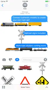 Model Train Stickers screenshot #1 for iPhone