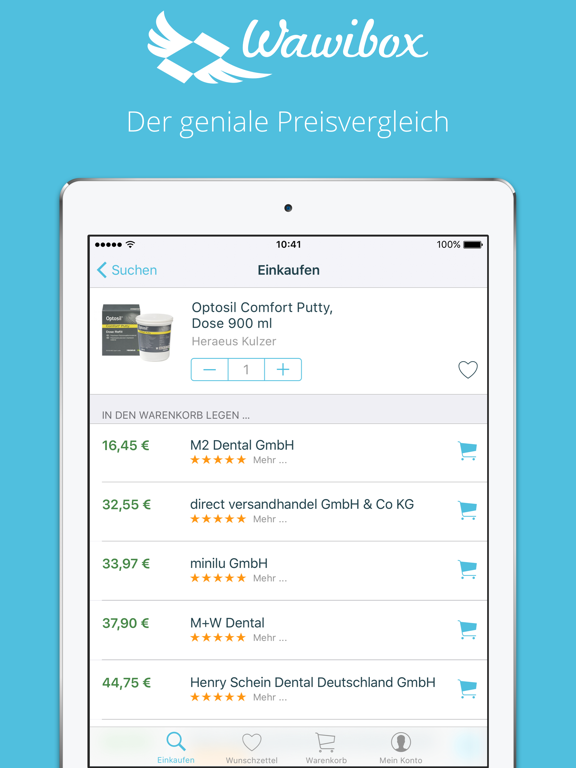 Screenshot #4 pour Wawibox - Preisvergleich