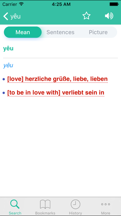 Screenshot #2 pour Từ Điển Việt Đức (Vietnamese German Dictionary)