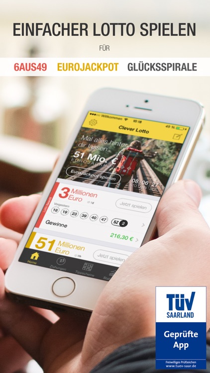 Clever Lotto - 6aus49 & EuroJackpot screenshot-0