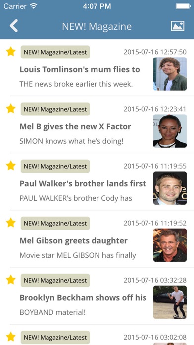 Screenshot #1 pour Celebrity News.