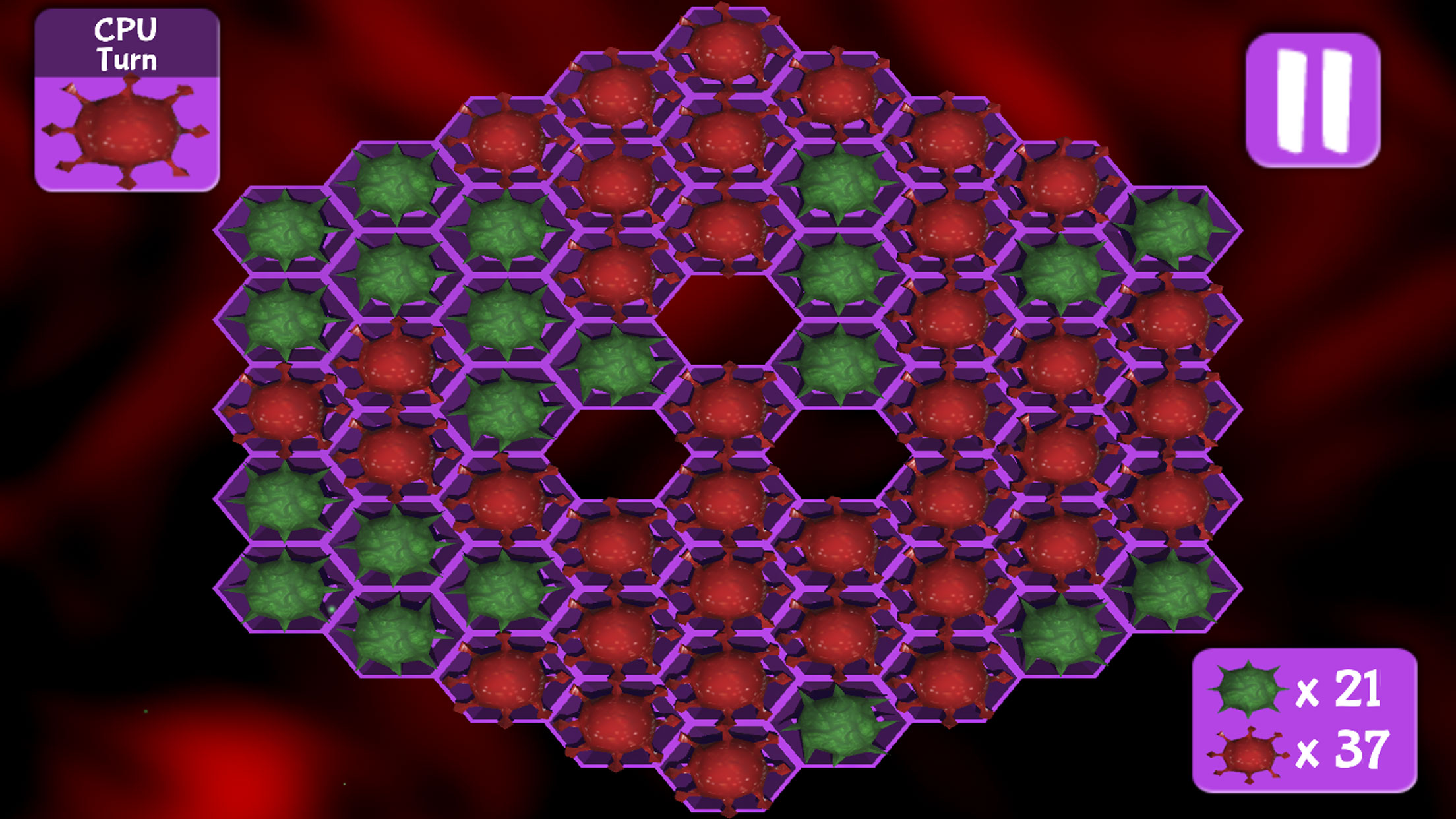 Infexxion - hexagonal board game
