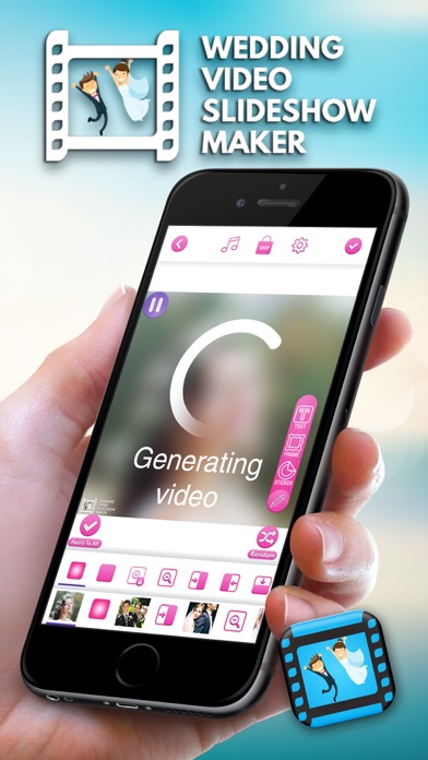 Screenshot #2 pour Vidéo De Mariage Diaporama