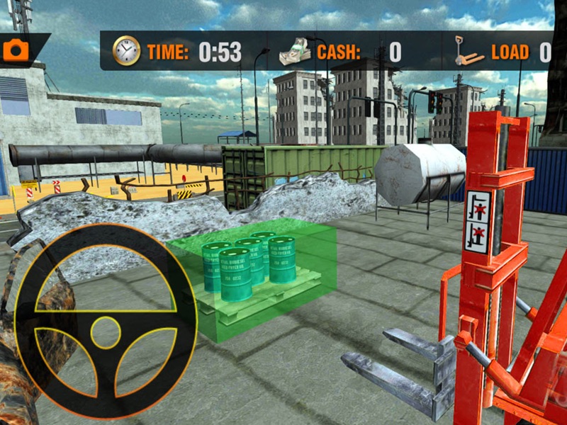 フォークリフトシミュレータ - グランドフォークリフトシミュレーション screenshot 8