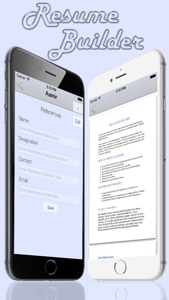Smart Resume Builder -  Professional CV screenshot #3 for iPhone