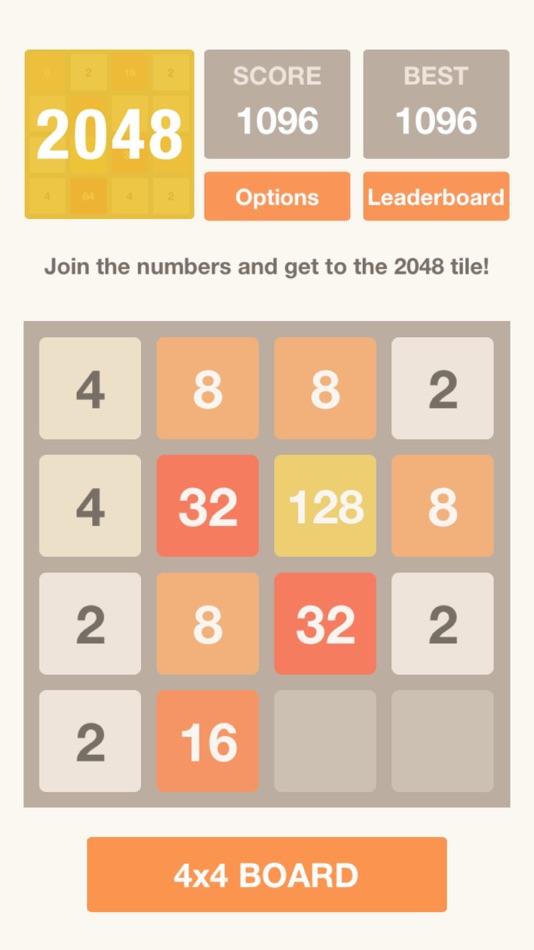 #1. 2048 - Puzzle (iOS) 由: iDevMobile Tec.