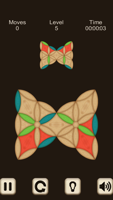How to cancel & delete Hard Wood Puzzle. Triangle from iphone & ipad 2
