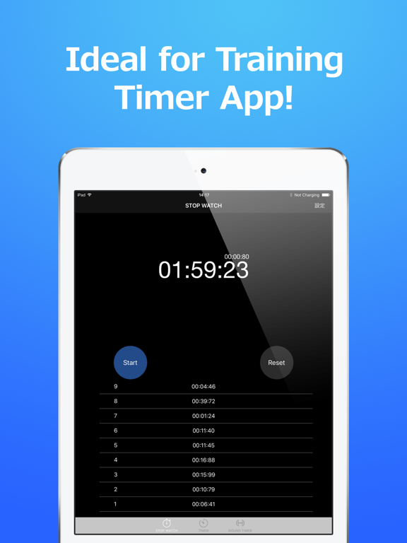 Screenshot #4 pour ThreeTimer - Stopwatch.Timer.Round timer