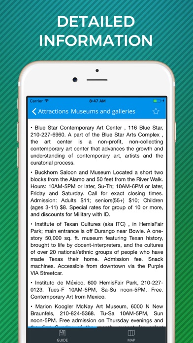 San Antonio Travel Guide with Offline Street Map screenshot 4