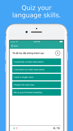 Learn Northern & Southern Vietnamese Phrasebook screenshot 4