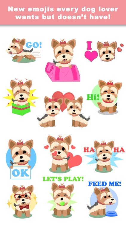 YorkieLoveMoji - Stickers & Keyboard for Yorkies