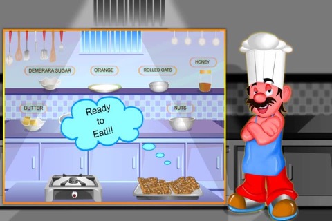 Nutty Flapjacks Recipe Cooking screenshot 3