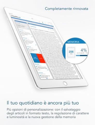 la Repubblica - news online screenshot 4