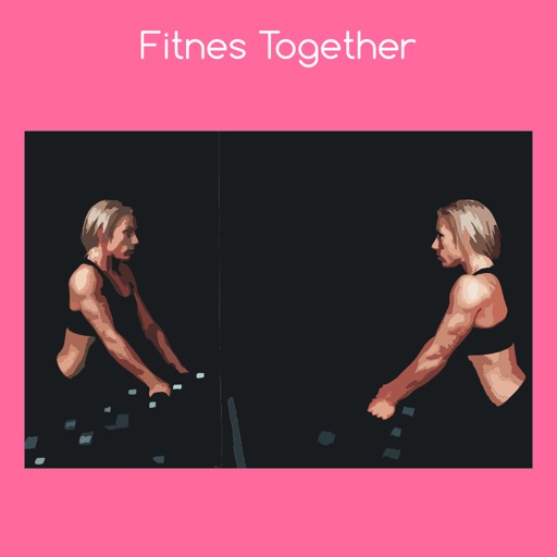 Fitness together icon