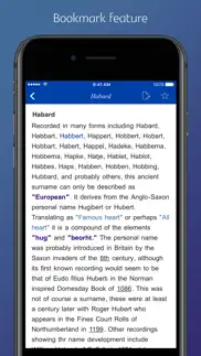 surname dictionary: origin, meaning and history iphone screenshot 3