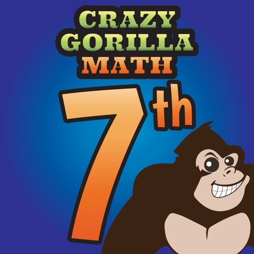 Crazy Gorilla Math School 7th Grade Curriculum icon