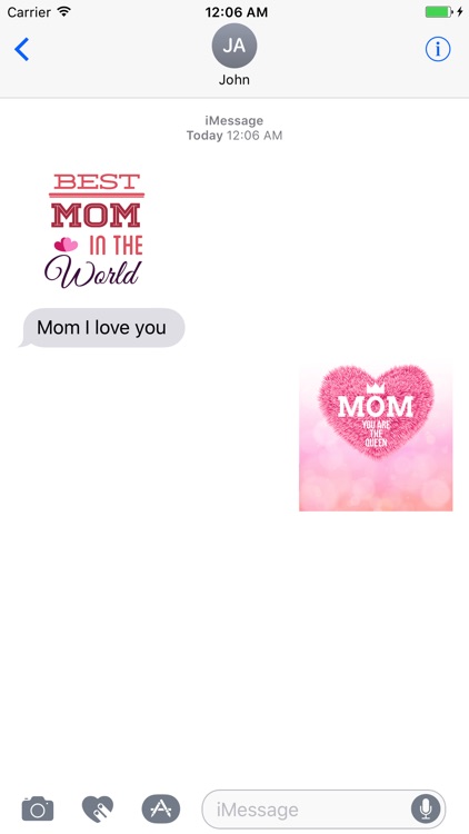 iStickerMania Mother's Day