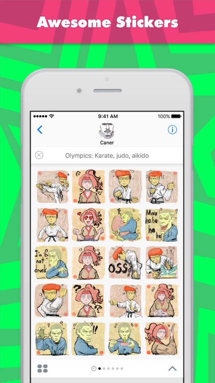 Olympics: Karate, judo, aikido stickers by Caner