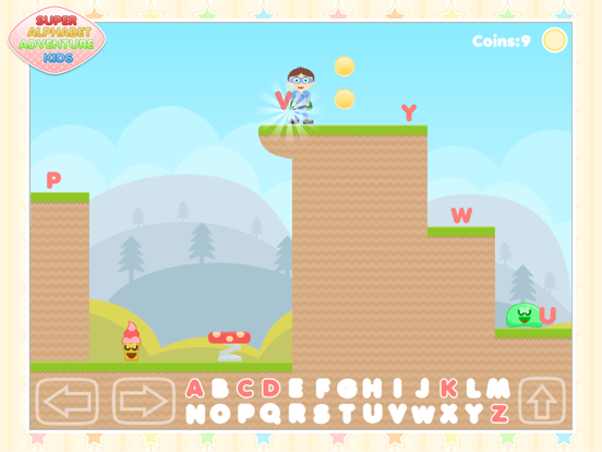 Screenshot #3 for Super Alphabet Adventure Kids - Fun Platform Game