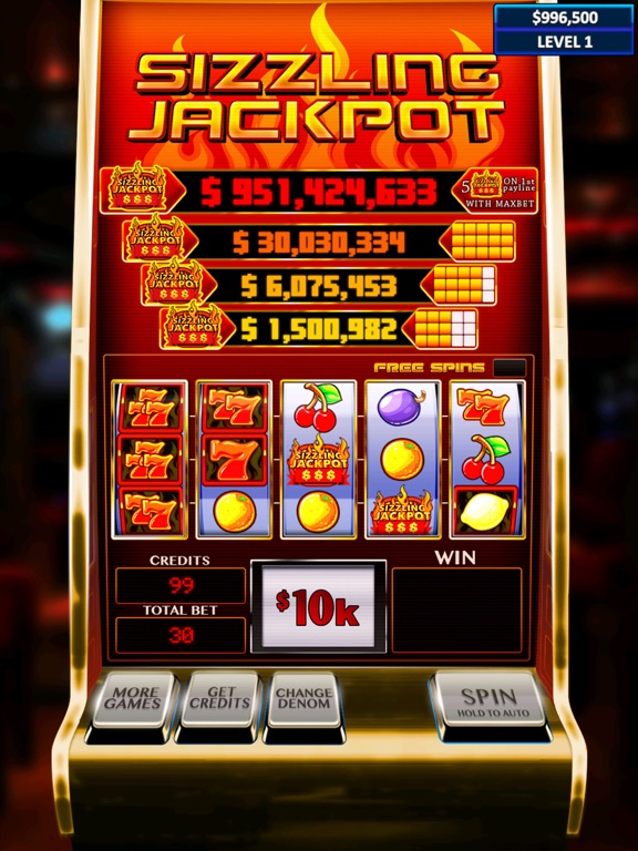 Real Vegas Slots iPad screenshot