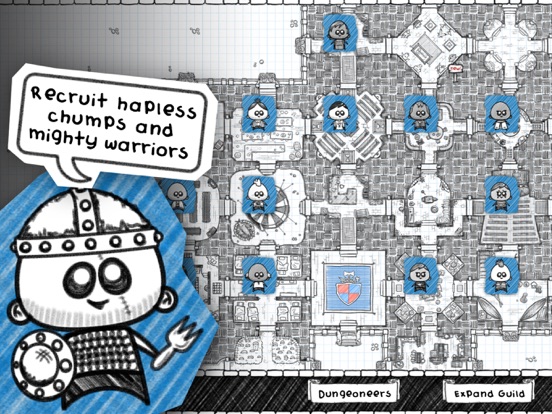 Guild of Dungeoneering iPad app afbeelding 1