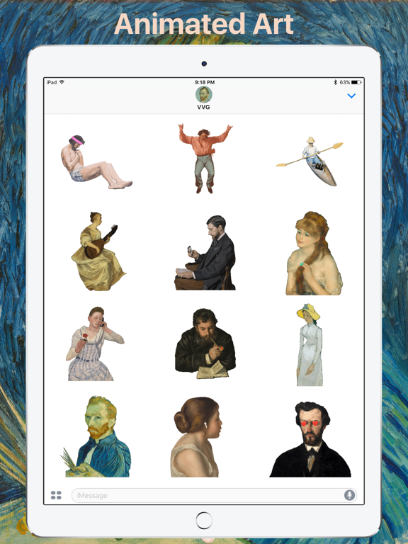 Screenshot #4 pour Classic Painting Stickers
