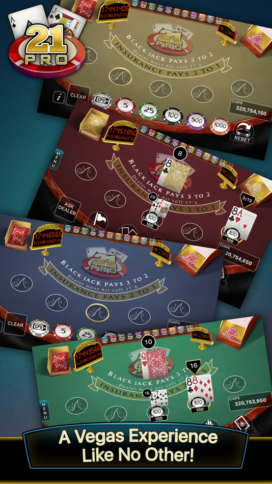 21 Pro: Blackjack Multi-Hand - 3.1 - (iOS)
