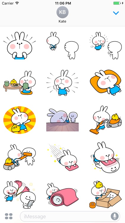 The Bunny Brat Apron Stickers