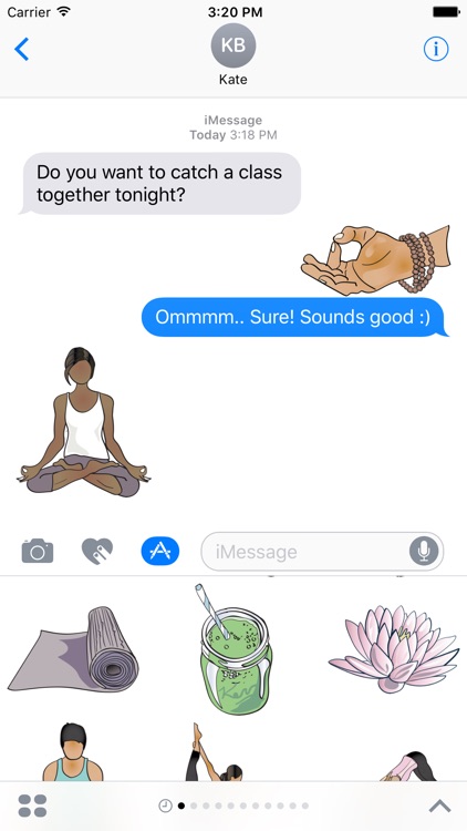 Yoga Stickers Set screenshot-3