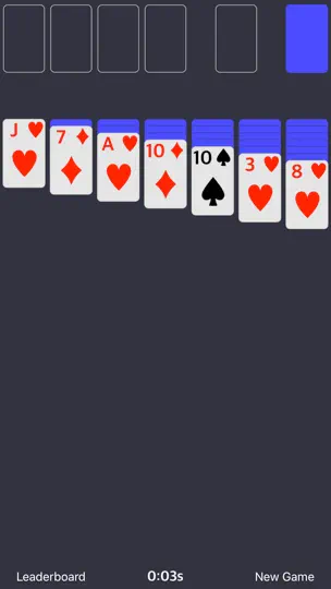 Capture d'écran de Solitaire - Simple Card Game sur iPhone 2