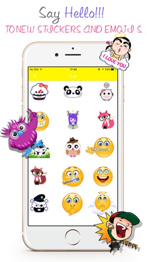 Stickers Emoji For WeChat