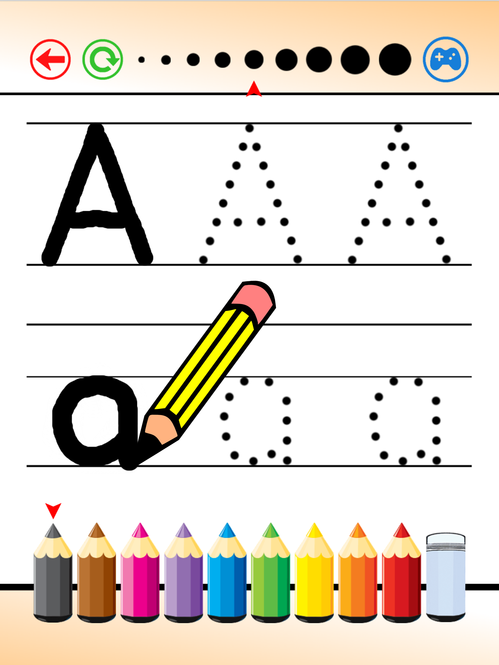 Writing Letters ABC and Coloring Animals for Kids