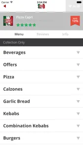 Pizza Capri screenshot #3 for iPhone