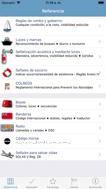 Marina: Reglas y Señales screenshot 1 of 5