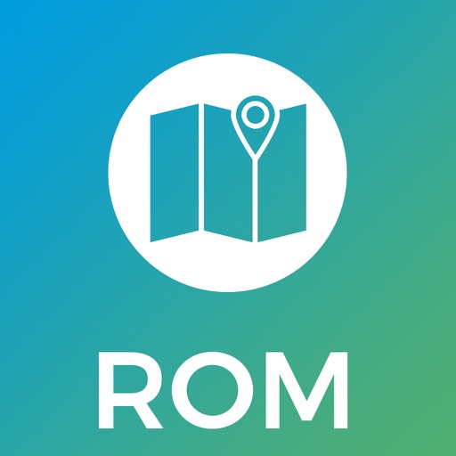 Rome city maps icon