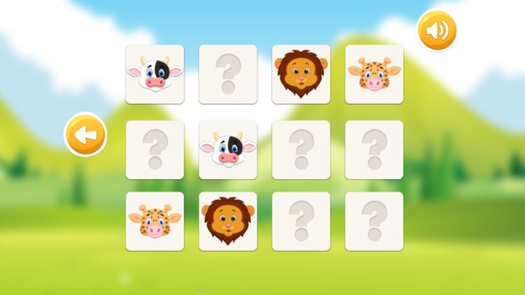 Animal Pairs Matching Games for Toddler & Kids screenshot-3